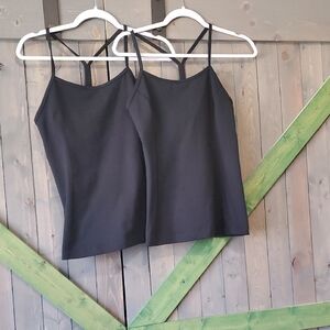 Black Spaghetti Strap Cami Top
